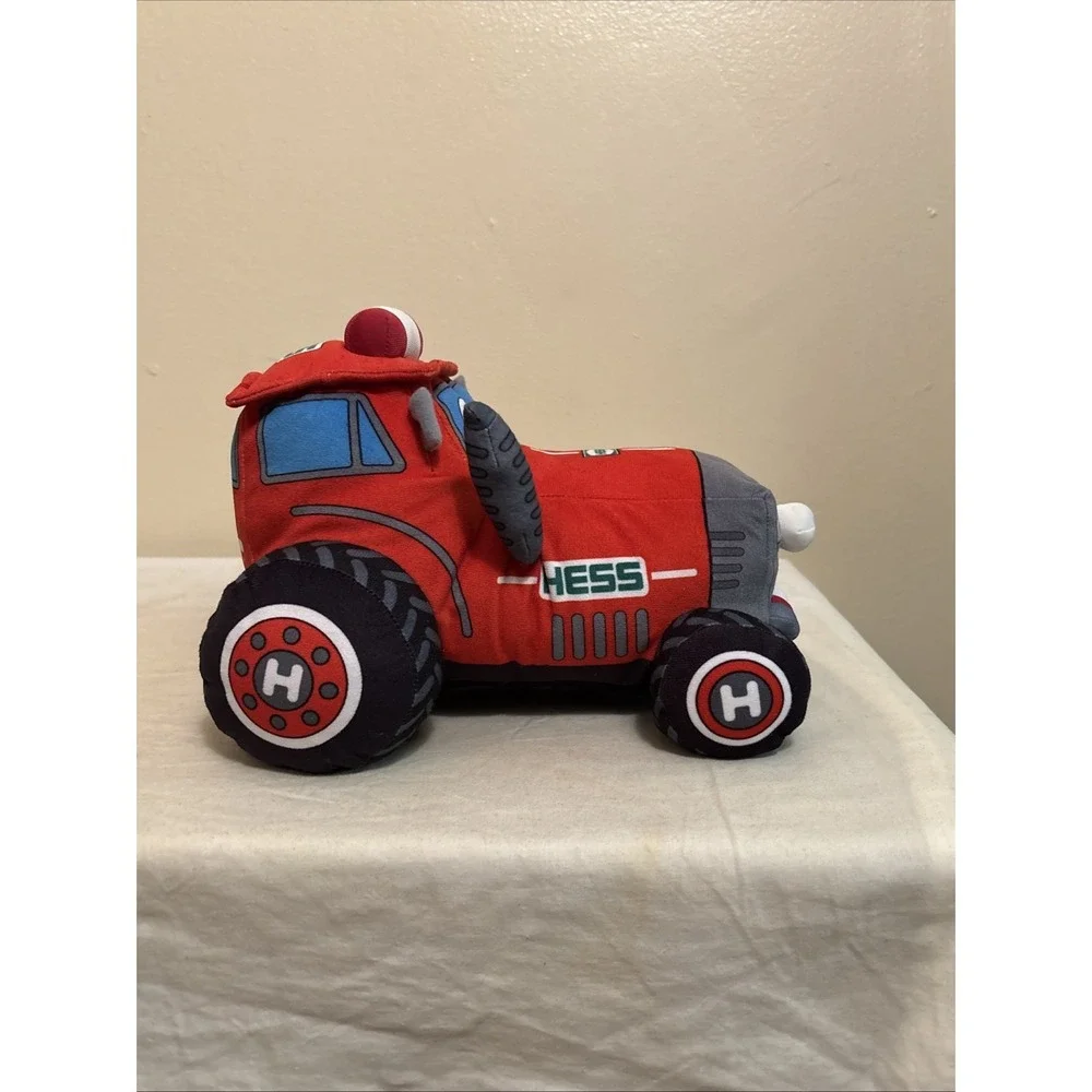 Hess 2025 My Plush Farm Tractor Red Light Up Singing Talking Toy Truck